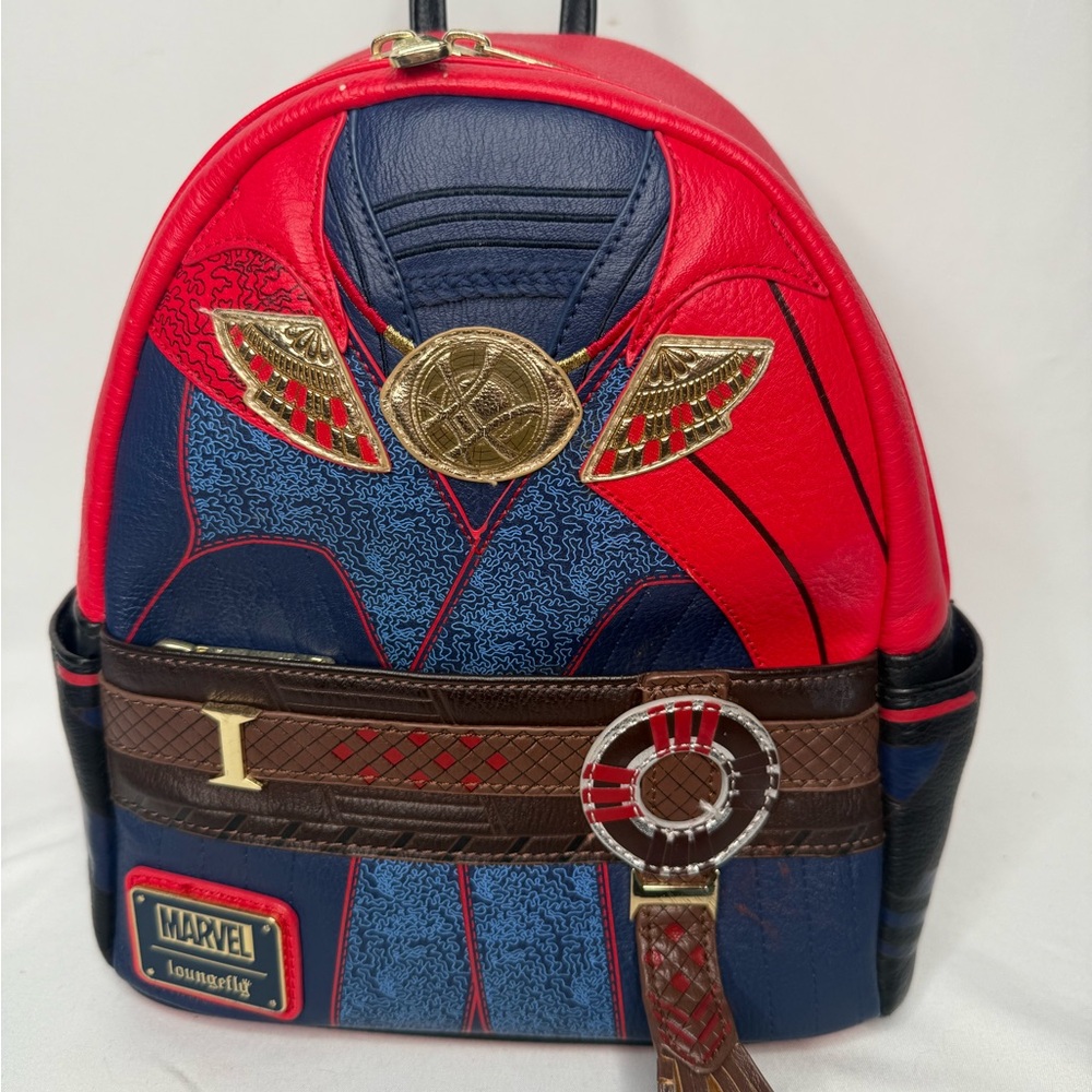 Loungefly Marvel Doctor Strange Red and Blue Backpack